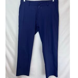 Rhone Pants Men's 35x28 Blue Commuter Chino Golf Athleisure Business Casual City